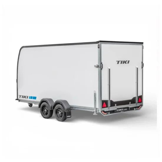 Tiki CV400-DRBW Kofferanhänger - 2000kg Tandem XPS-Isoliert Seitentür Rampe Tempo-100 – Bild 2