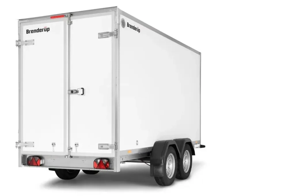 Brenderup CD350TBD2500 Cargo Dynamic Kofferanhänger - 2500kg Tandem Wabenplatte EV-Leichtbau