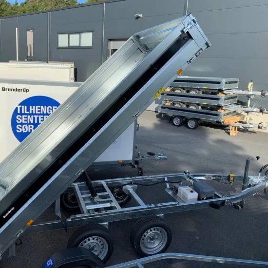 Rückwärtskipper Brenderup Serie 4000 (2.700 kg Elektro-Tandemkipper) – Bild 3