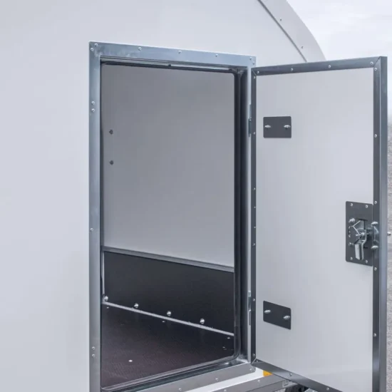 Tiki CV300-L Kofferanhänger - 750kg Ungebremst Kombirampe Blattfederung XPS – Bild 7