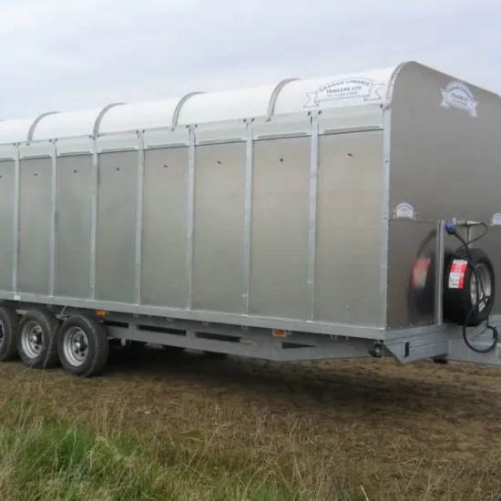 Graham Edwards GET16W TRI Viehanhänger - 4.88m 3-Achser Power Deck+ Elektro-Doppelstock – Bild 2