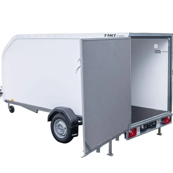 Tiki CV300-L Kofferanhänger - 750kg Ungebremst Kombirampe Blattfederung XPS – Bild 5