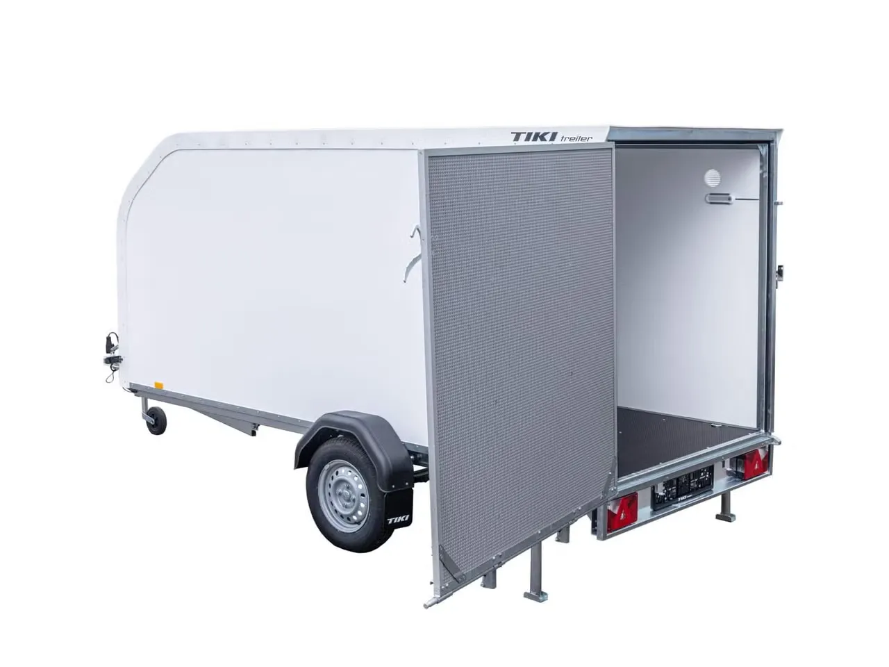 Tiki CV300-L Kofferanhänger - 750kg Ungebremst Kombirampe Blattfederung XPS – Bild 5