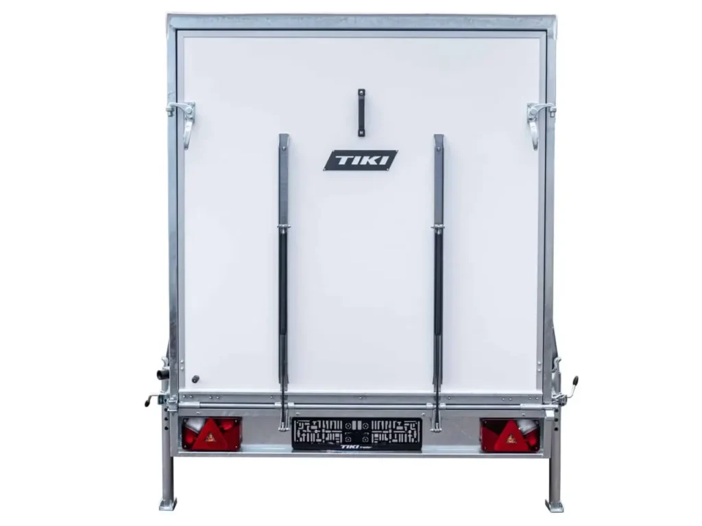 Tiki CV300-L Kofferanhänger - 750kg Ungebremst Kombirampe Blattfederung XPS