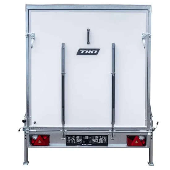 Tiki CV300-L Kofferanhänger - 750kg Ungebremst Kombirampe Blattfederung XPS – Bild 4