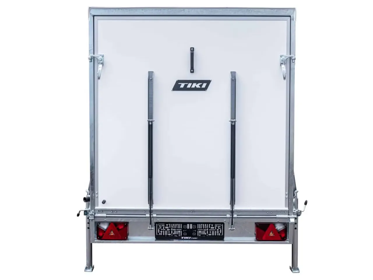 Tiki CV300-L Kofferanhänger - 750kg Ungebremst Kombirampe Blattfederung XPS – Bild 4