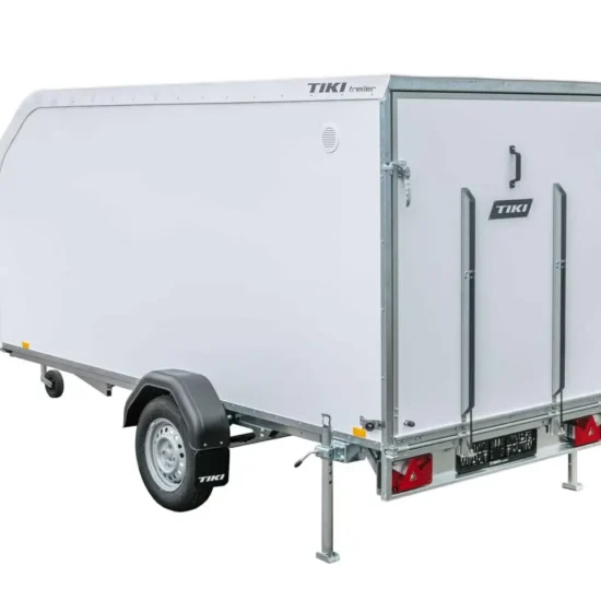 Tiki CV300-L Kofferanhänger - 750kg Ungebremst Kombirampe Blattfederung XPS – Bild 3