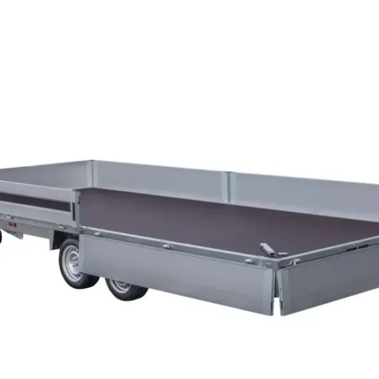 Anhänger TIKI CP500-DRB/DROP 3500 kg - Cargo Anhänger mit Alubordwänden – Bild 6
