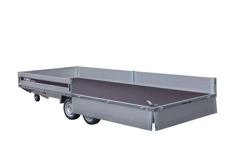 Anhänger TIKI CP500-DRB/DROP 3500 kg - Cargo Anhänger mit Alubordwänden