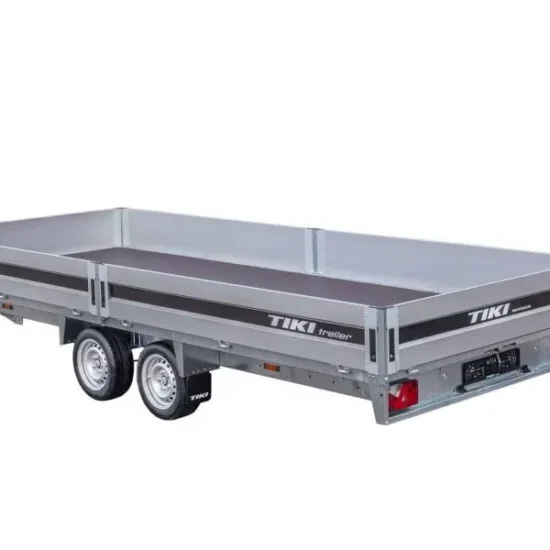 Anhänger TIKI CP500-DRB/DROP 3500 kg - Cargo Anhänger mit Alubordwänden – Bild 2