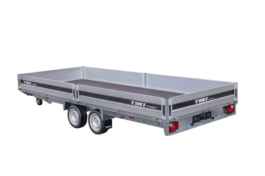 Anhänger TIKI CP500-DRB/DROP 3500 kg - Cargo Anhänger mit Alubordwänden