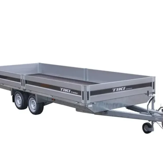 Anhänger TIKI CP500-DRB/DROP 3500 kg - Cargo Anhänger mit Alubordwänden – Bild 1