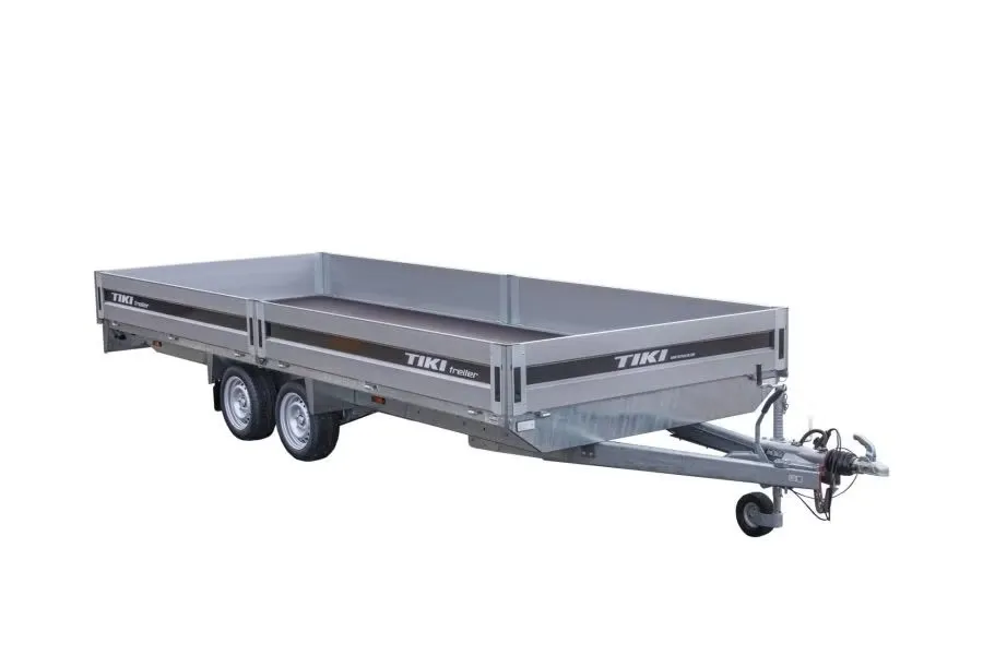 Anhänger TIKI CP500-DRB/DROP 3500 kg - Cargo Anhänger mit Alubordwänden