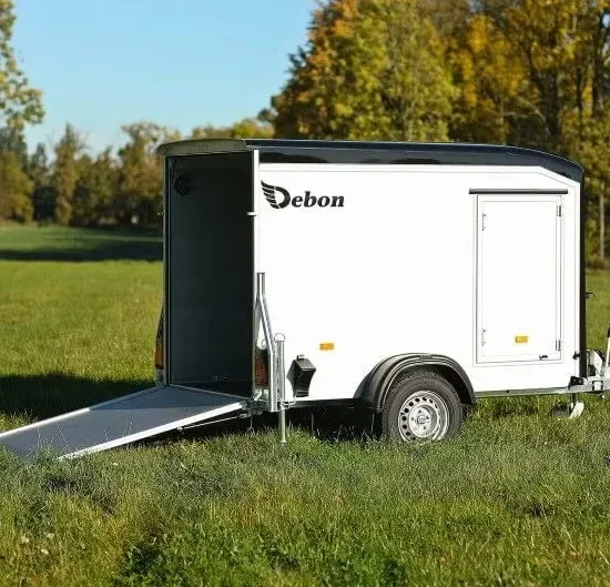 Anhänger Debon Roadster 255 - Kofferanhänger mit Auffahrklappe & Seitentür – Bild 3