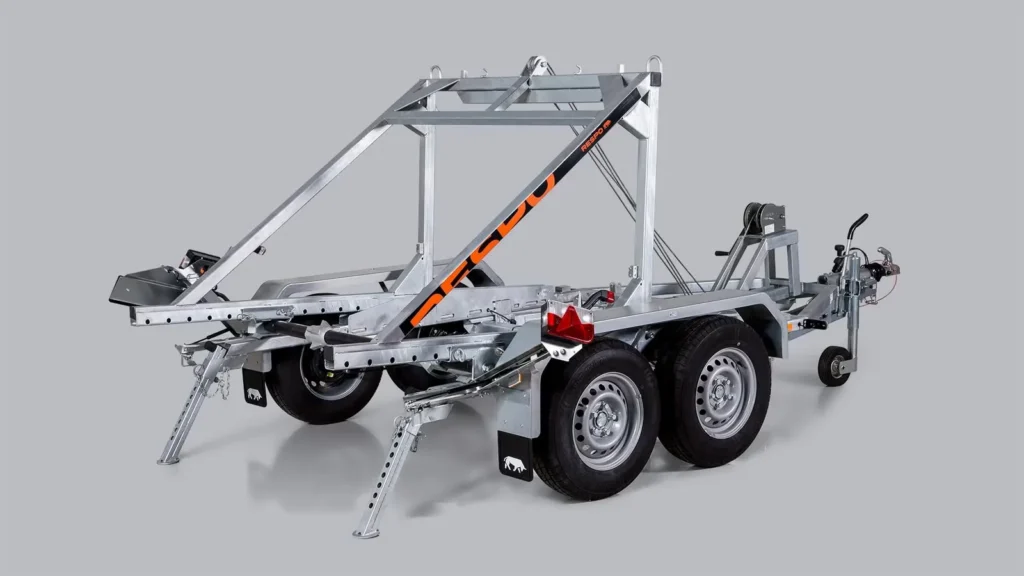 Kabeltrommelanhänger RC 4427 (2.700 kg Spezial-Tandemanhänger)