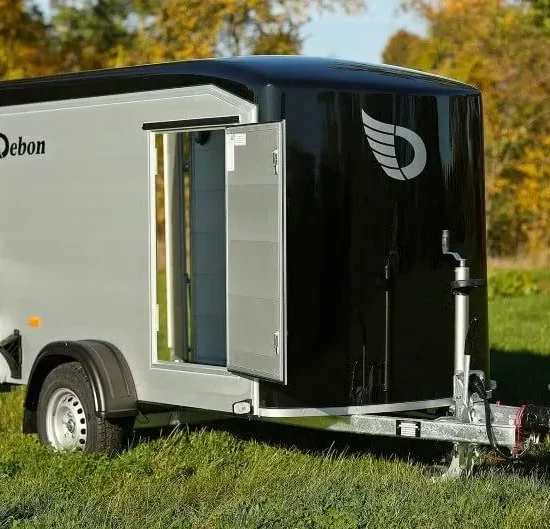 Anhänger Debon Roadster 255 - Kofferanhänger mit Auffahrklappe & Seitentür – Bild 1
