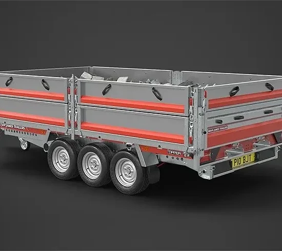 Dreiseitenkipper Brian James Tipper (3.500 kg Tridem-Schwerlastkipper) – Bild 19