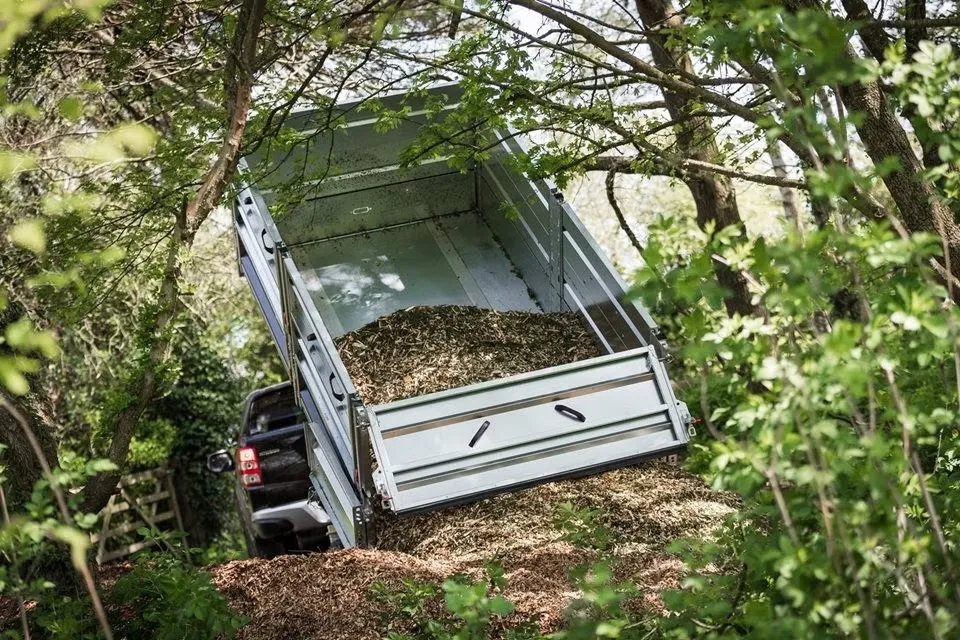 Dreiseitenkipper Brian James Tipper (3.500 kg Tridem-Schwerlastkipper)