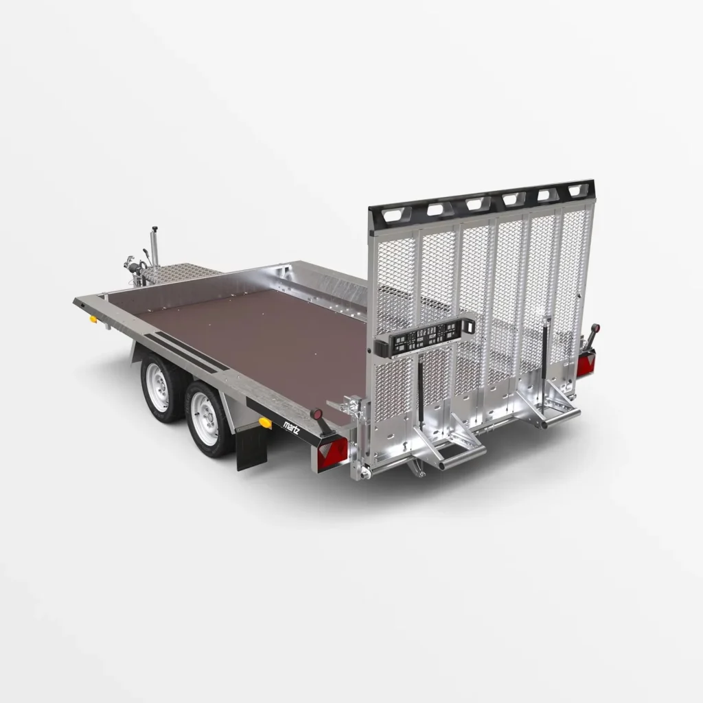 Anhänger Martz BAU 3 350S 3500 kg - Baumaschinentransporter mit Auffahrrampe