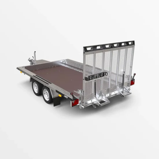 Anhänger Martz BAU 3 350S 3500 kg - Baumaschinentransporter mit Auffahrrampe – Bild 1