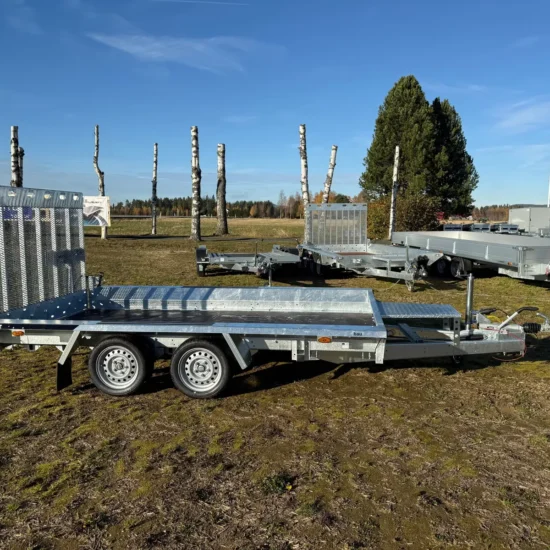 Anhänger Martz BAU 3 350S 3500 kg - Baumaschinentransporter mit Auffahrrampe – Bild 11