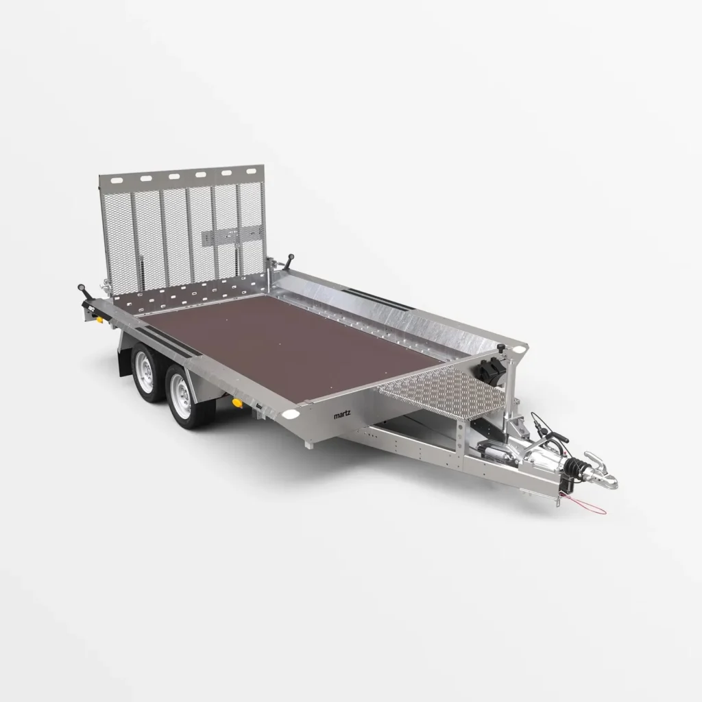 Anhänger Martz BAU 3 350S 3500 kg - Baumaschinentransporter mit Auffahrrampe