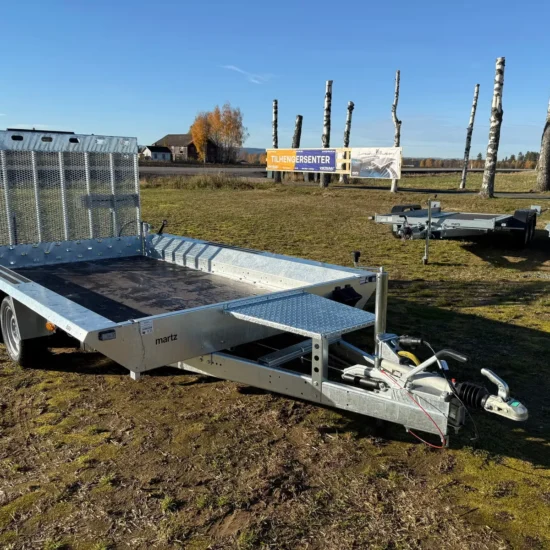 Anhänger Martz BAU 3 350S 3500 kg - Baumaschinentransporter mit Auffahrrampe – Bild 12
