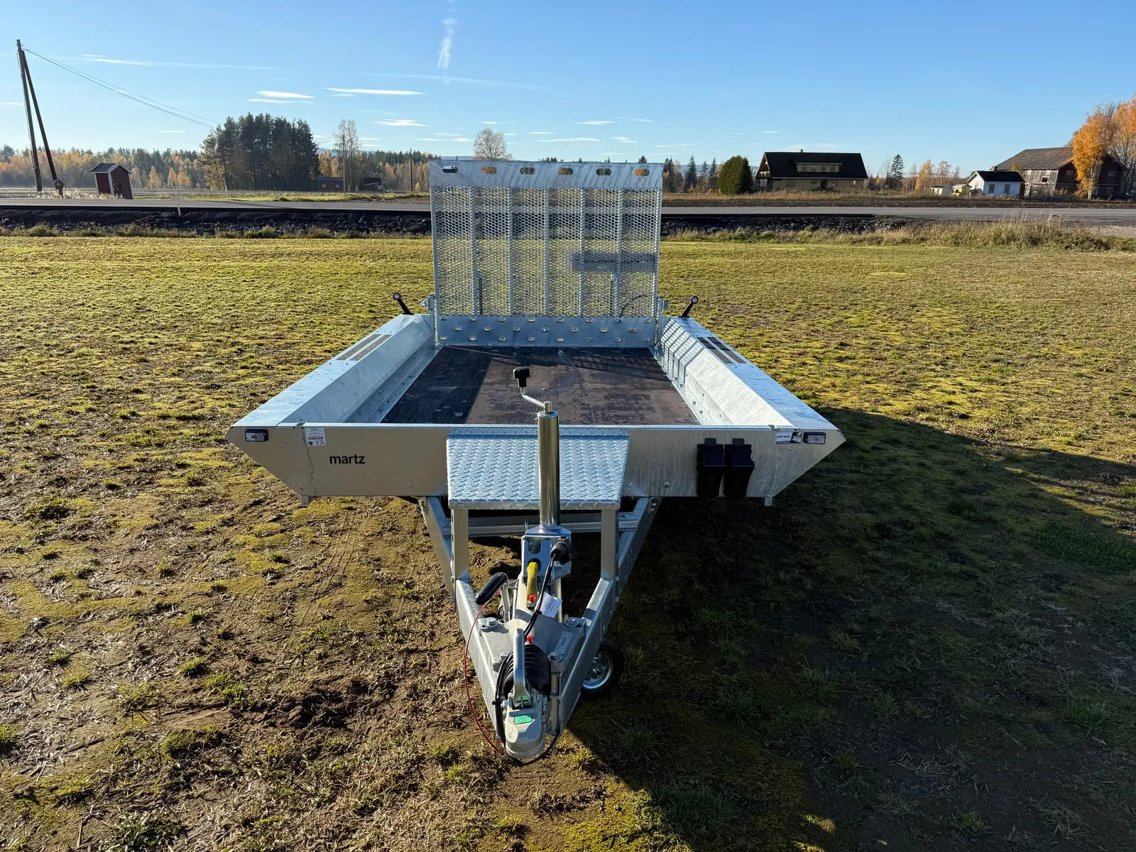 Anhänger Martz BAU 3 350S 3500 kg - Baumaschinentransporter mit Auffahrrampe – Bild 13