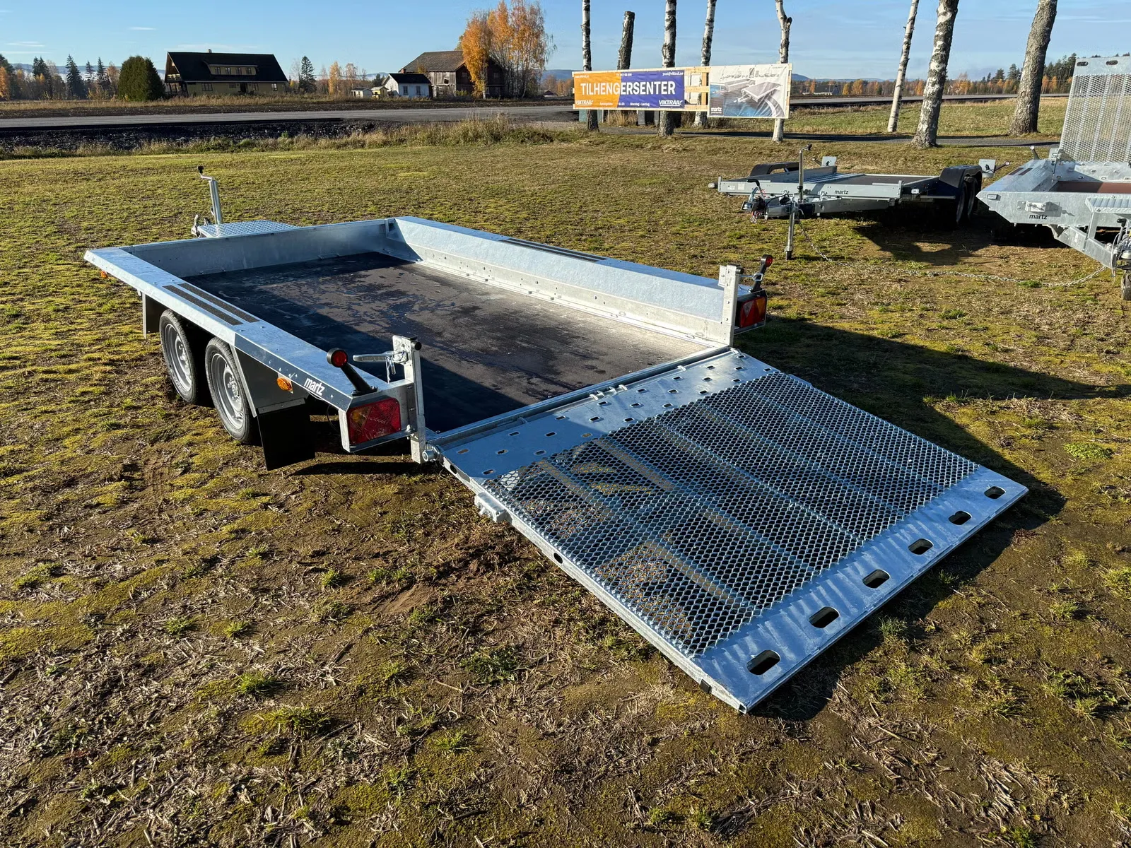 Anhänger Martz BAU 3 350S 3500 kg - Baumaschinentransporter mit Auffahrrampe – Bild 6