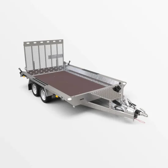 Anhänger Martz BAU 3 350S 3500 kg - Baumaschinentransporter mit Auffahrrampe – Bild 2