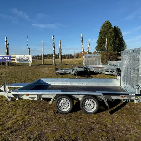 Anhänger Martz BAU 3 350S 3500 kg - Baumaschinentransporter mit Auffahrrampe – Bild 8