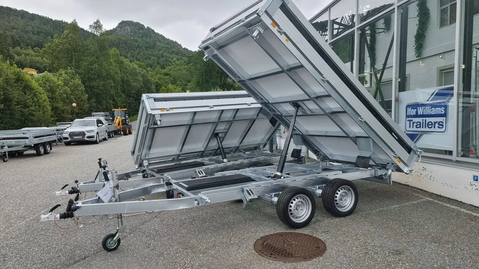 Dreiseitenkipper Brenderup TT5000 (3.000 kg Profi-Tandemkipper / Modell 315829) – Bild 4