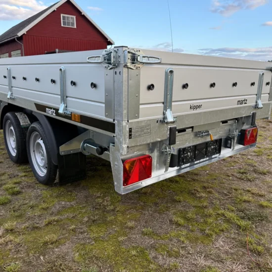 Anhänger Martz Tipper HD300/2S 3000 kg - Elektro- & Hand-Rückwärtskipper – Bild 14
