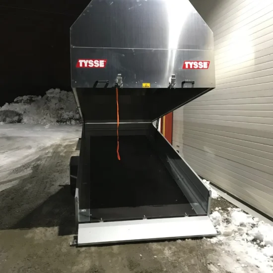 Tysse 6270 mit Aluminium-Deckel (1.300 kg Einachs-Universalanhänger / ATV- & Motorschlitten-Transporter) – Bild 7