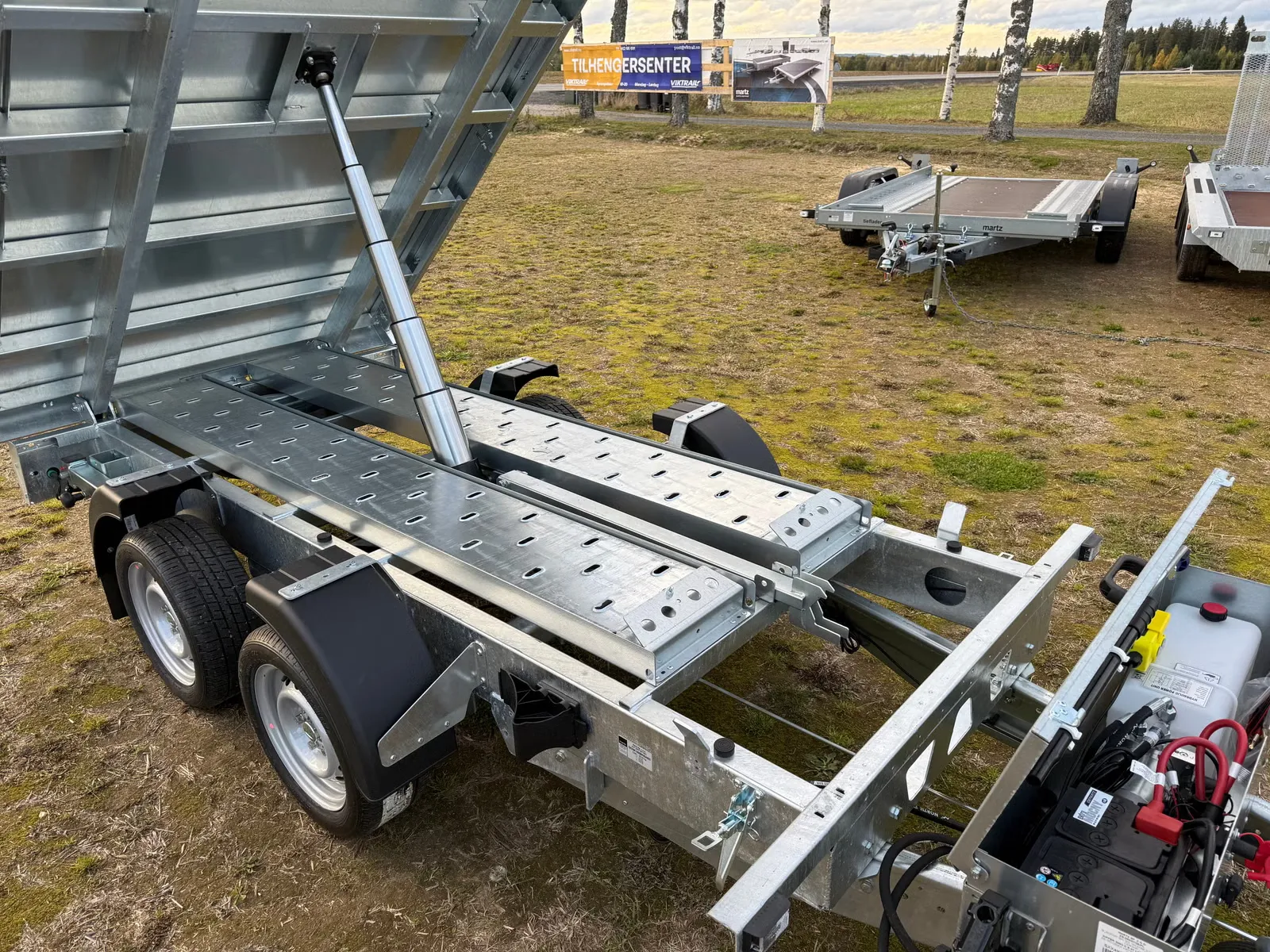 Anhänger Martz Tipper HD300/2S 3000 kg - Elektro- & Hand-Rückwärtskipper – Bild 16