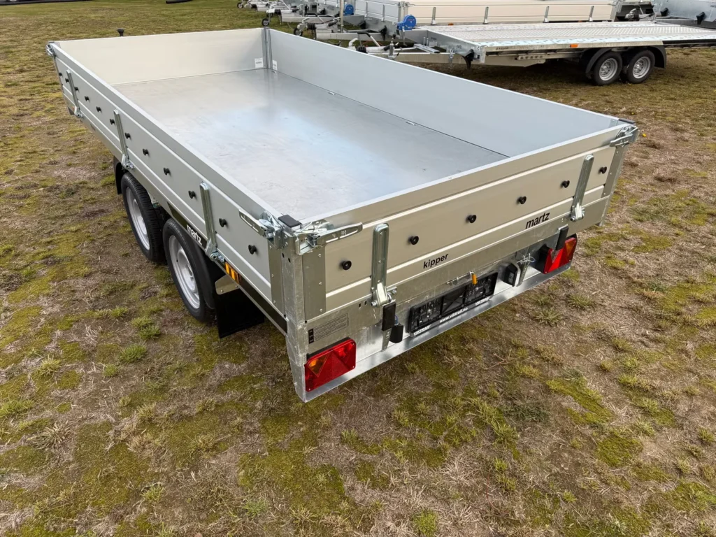 Anhänger Martz Tipper HD300/2S 3000 kg - Elektro- & Hand-Rückwärtskipper