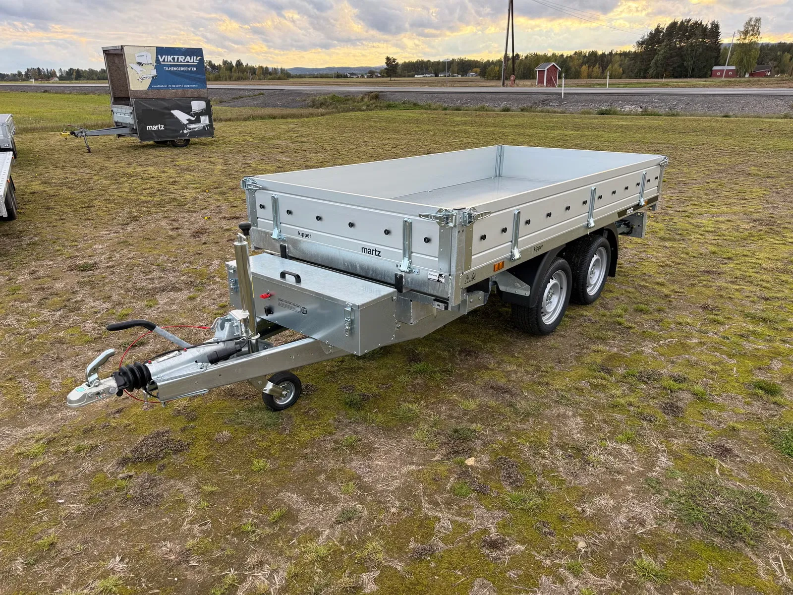 Anhänger Martz Tipper HD300/2S 3000 kg - Elektro- & Hand-Rückwärtskipper – Bild 18