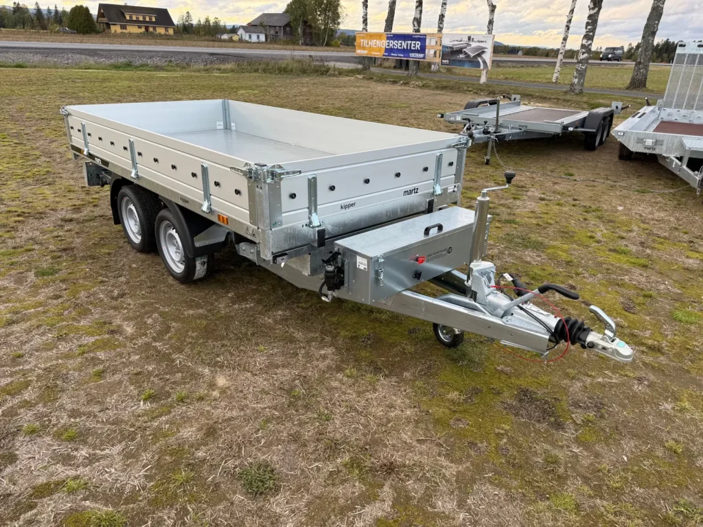 Anhänger Martz Tipper HD300/2S 3000 kg - Elektro- & Hand-Rückwärtskipper