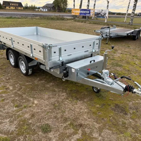 Anhänger Martz Tipper HD300/2S 3000 kg - Elektro- & Hand-Rückwärtskipper – Bild 2
