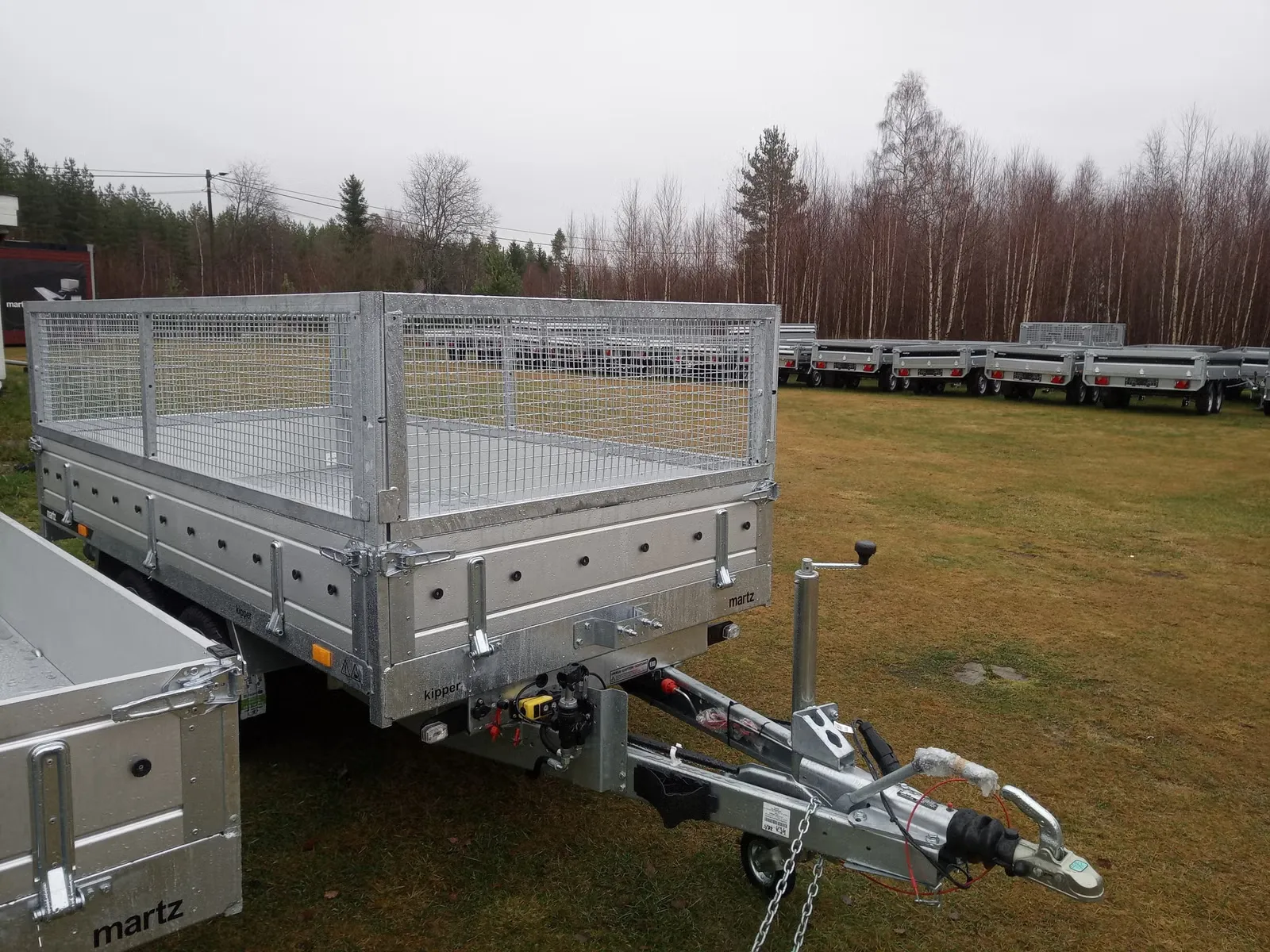Anhänger Martz Tipper HD300/2S 3000 kg - Elektro- & Hand-Rückwärtskipper – Bild 6