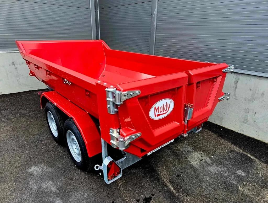 Schwerlast-Rückwärtskipper Muldy 3500 Cargo (3.500 kg Tandem-Baustellenkipper)