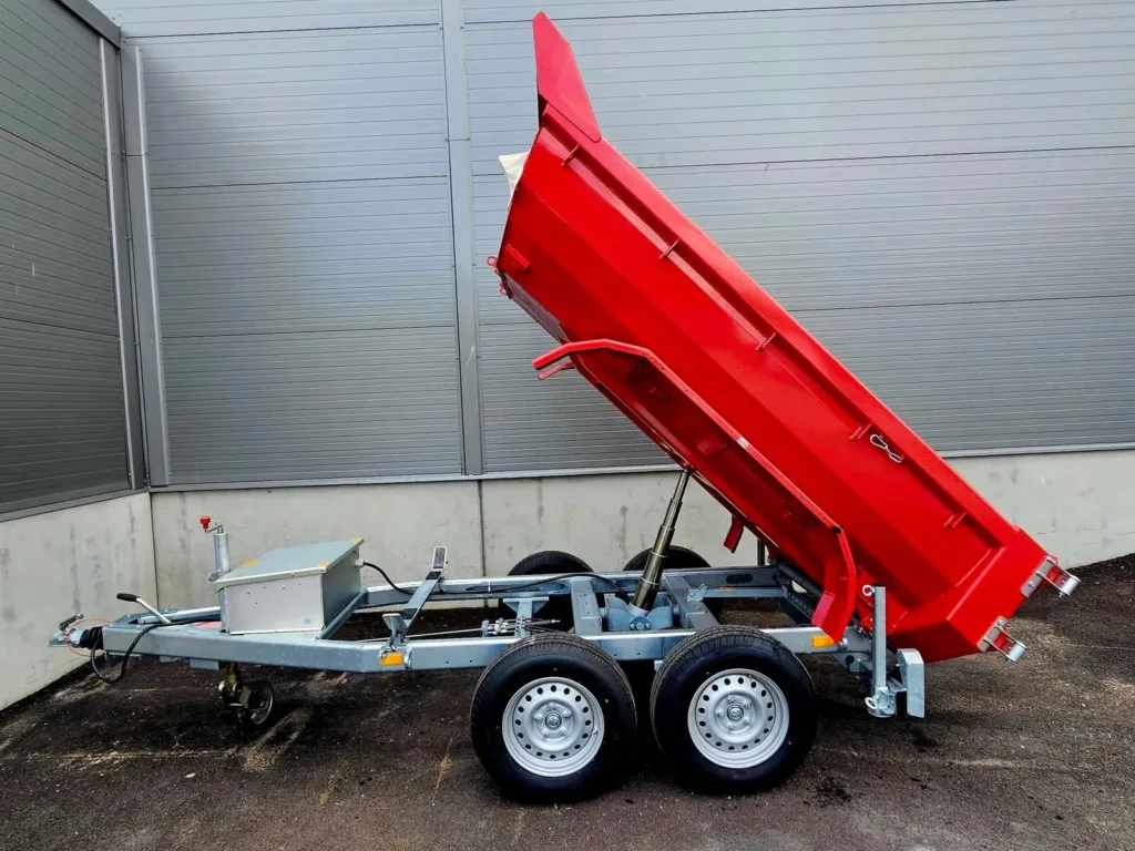 Schwerlast-Rückwärtskipper Muldy 3500 Cargo (3.500 kg Tandem-Baustellenkipper)
