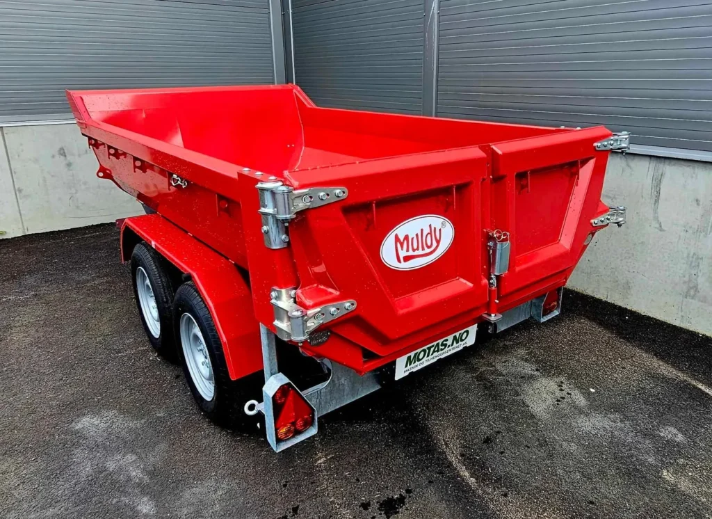 Schwerlast-Rückwärtskipper Muldy 3500 Cargo (3.500 kg Tandem-Baustellenkipper)