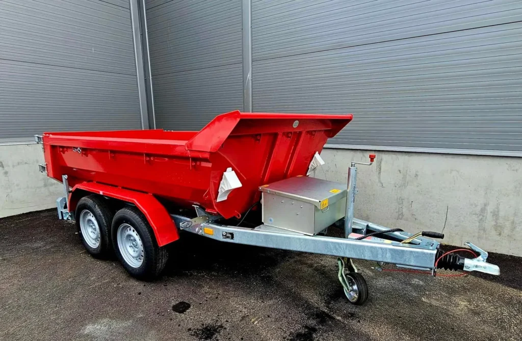 Schwerlast-Rückwärtskipper Muldy 3500 Cargo (3.500 kg Tandem-Baustellenkipper)
