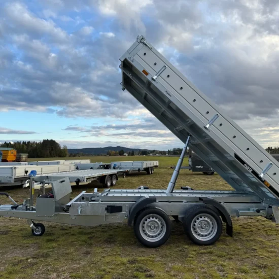 Anhänger Martz Tipper HD300/2S 3000 kg - Elektro- & Hand-Rückwärtskipper – Bild 9
