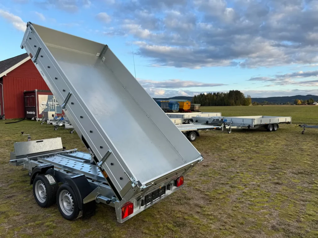 Anhänger Martz Tipper HD300/2S 3000 kg - Elektro- & Hand-Rückwärtskipper