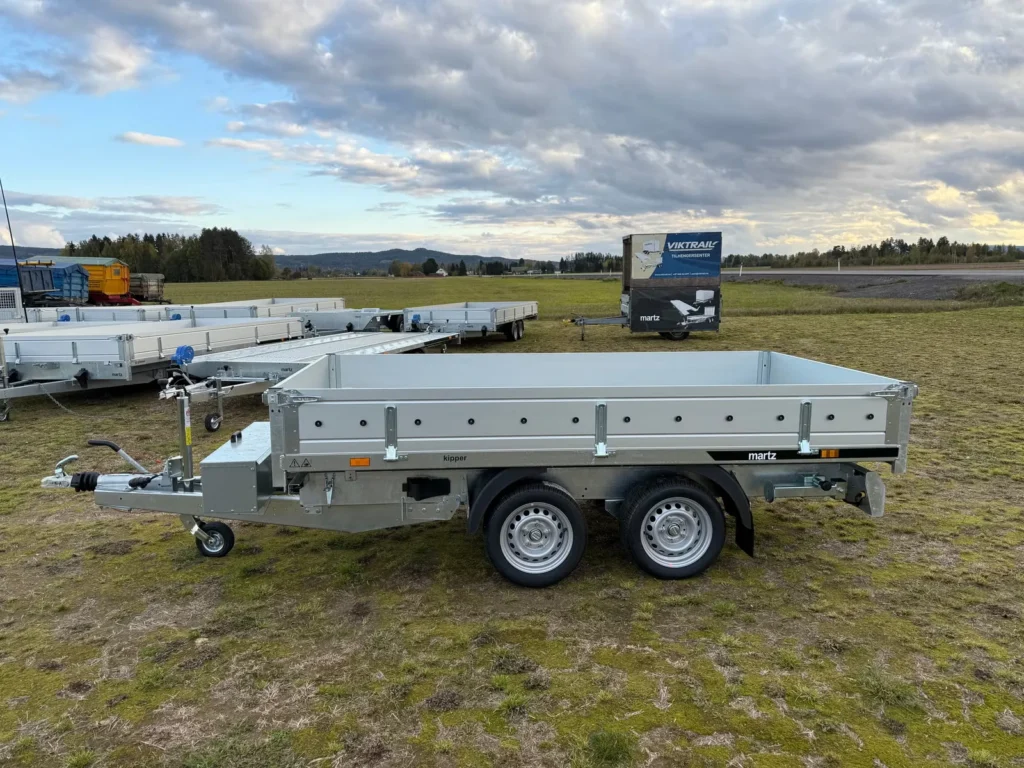Anhänger Martz Tipper HD300/2S 3000 kg - Elektro- & Hand-Rückwärtskipper