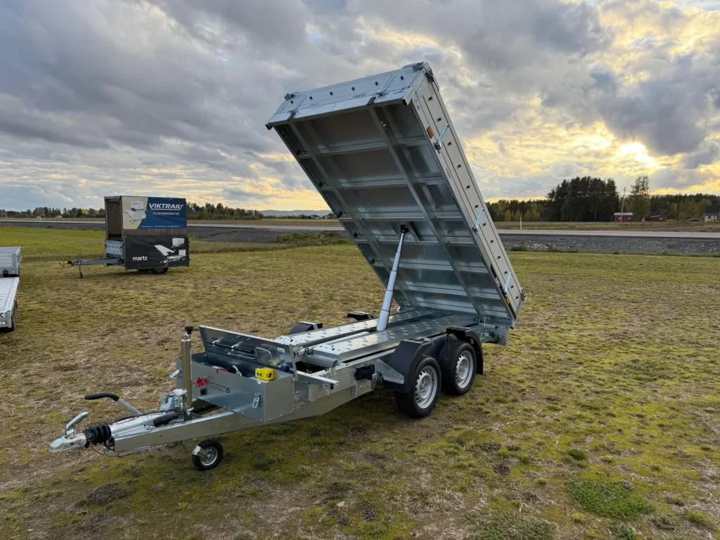 Anhänger Martz Tipper HD300/2S 3000 kg - Elektro- & Hand-Rückwärtskipper