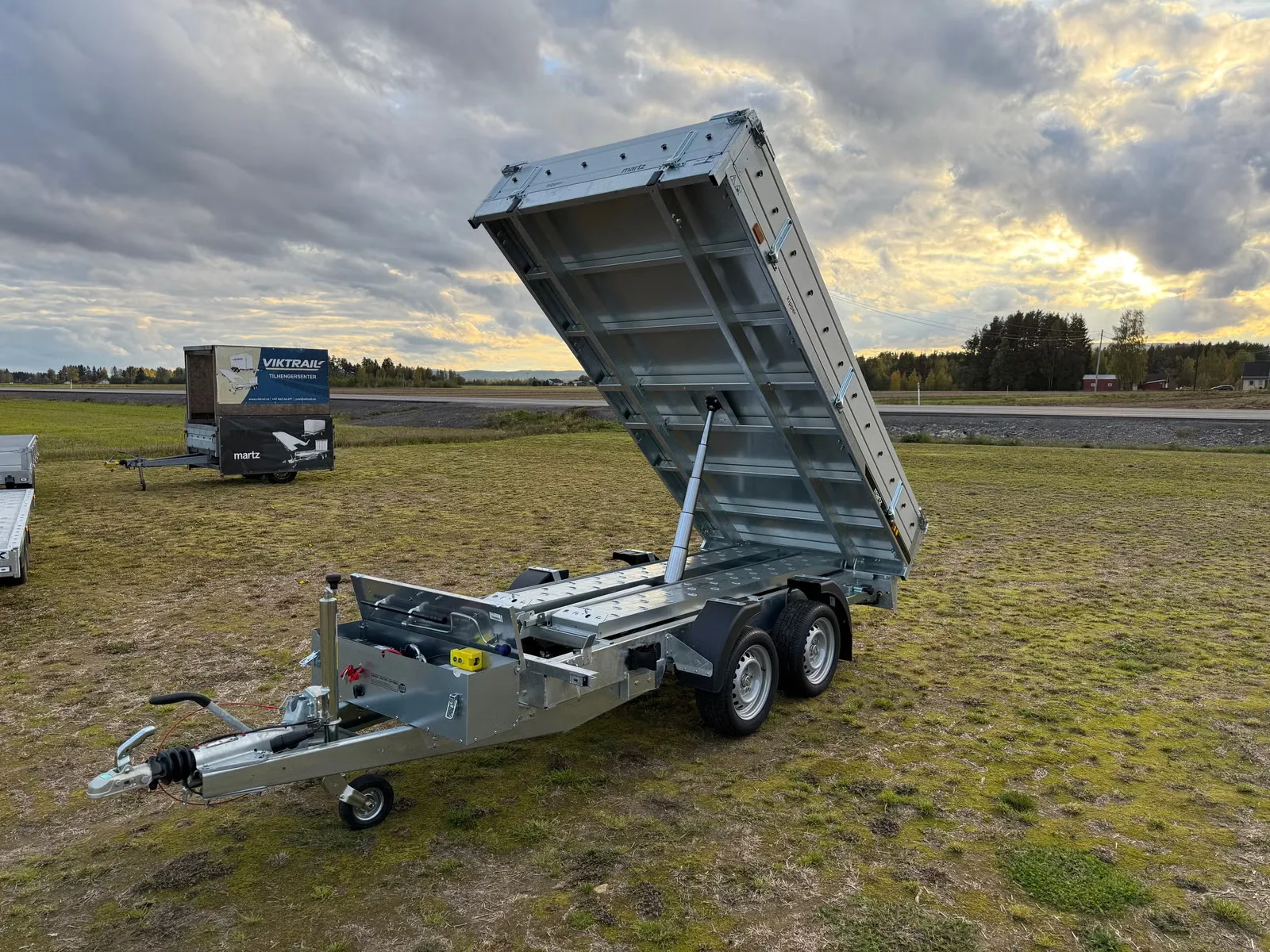 Anhänger Martz Tipper HD300/2S 3000 kg - Elektro- & Hand-Rückwärtskipper – Bild 12