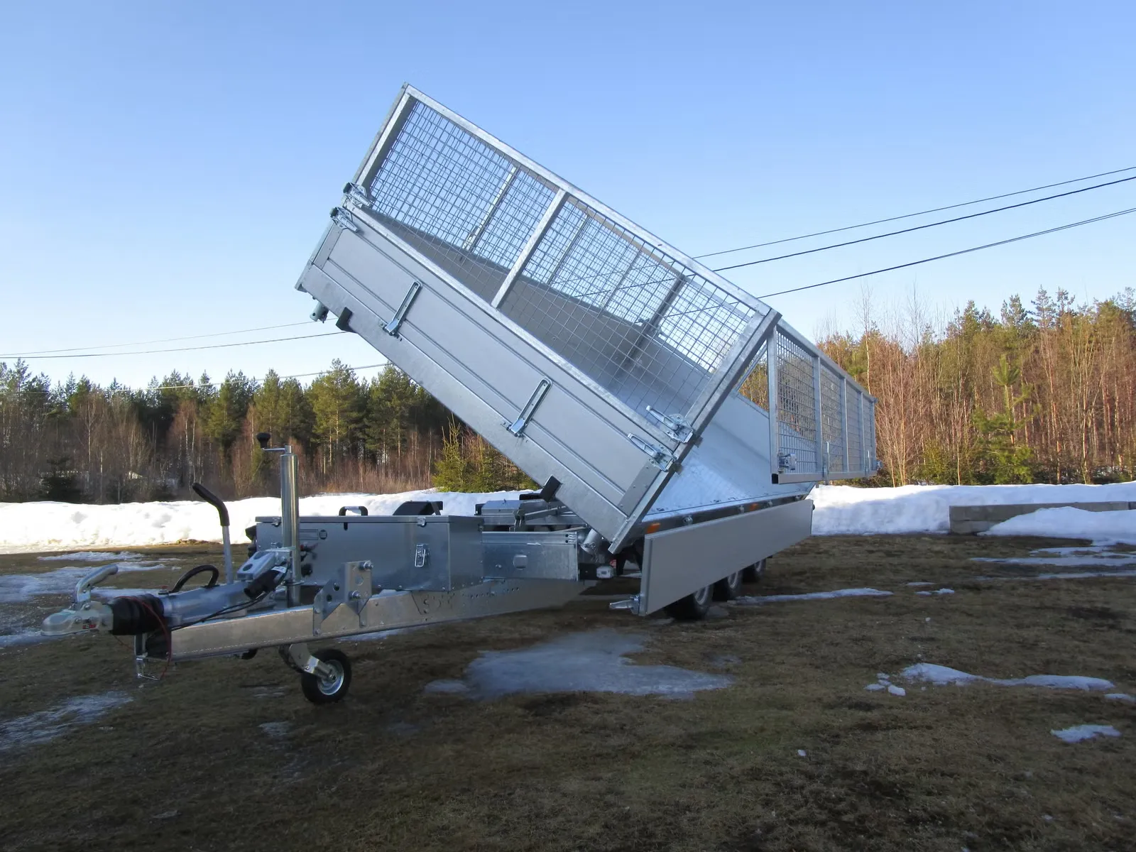 Anhänger Martz Tipper HD 400/3S 3500 kg - 3-Seiten-Elektro- & Handkipper – Bild 2